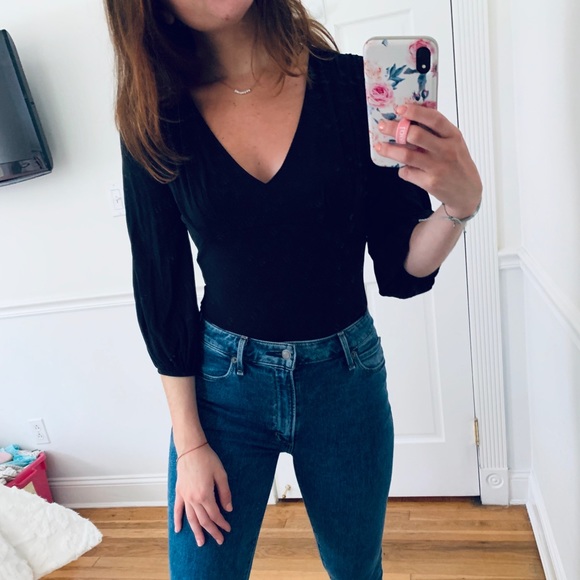 BB Dakota Tops - Black bodysuit